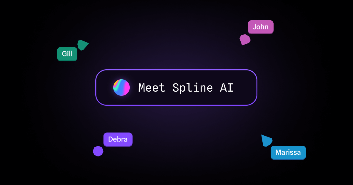 3D Design faster with AI. - Spline AI